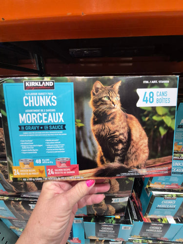Kirkland Signature Cat Food Chunk Variety - 1 x 4.08 Kilos
